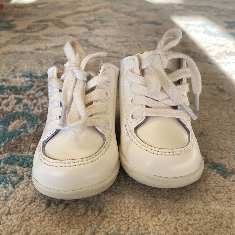 Stride Rite high top baby shoes